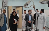 بازدید سرزده معاون توسعه دانشگاه علوم پزشکی ایرانشهر از بیمارستان ایران شهرستان ایرانشهر