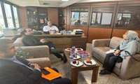 دیدار معاون توسعه دانشگاه علوم پزشکی ایرانشهر با مدیرکل منابع فیزیکی و طرح های عمرانی وزارت بهداشت