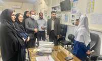 بازدید سرزده عیدانه اعضای هیأت رئیسه دانشگاه علوم پزشکی ایرانشهر از بیمارستان خاتم‌الانبیاء(ص)